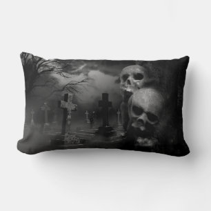 Horror Fans - Gothic Graveyard Lumbar Cushion
