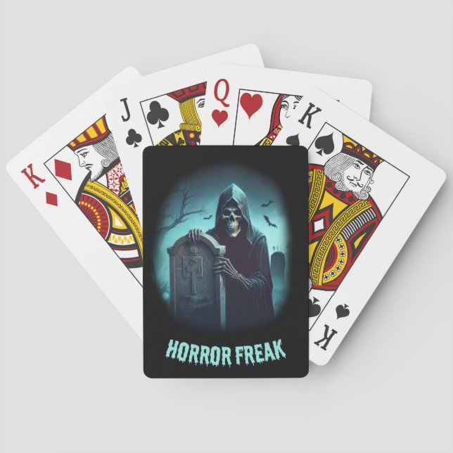 Horror Freak Reaper Playing Cards (Back)