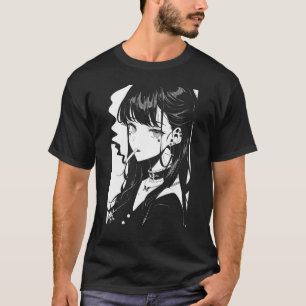 Horror Girl Aesthetic Soft Grunge Waifu Japanese O T-Shirt