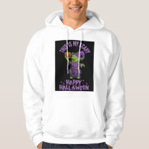 Horror Graveyard Zombie Hand Halloween Men's Hoodi