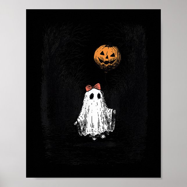 Horror Halloween Ghost Fall Pumpkin Soky Season Wo Poster (Front)