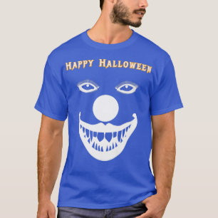 horror Happy Halloween scary clown holiday novelty T-Shirt