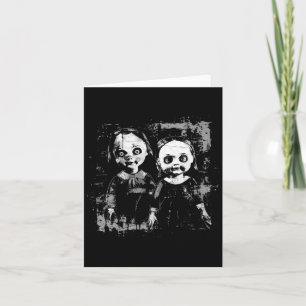 Horror Haunted Doll Creepy Toy Halloween Goth Alt Card