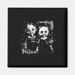 Horror Haunted Doll Creepy Toy Halloween Goth Alt Magnet