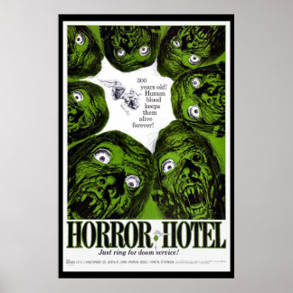 HORROR HOTEL POSTER