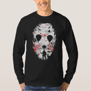 Horror Mask Lake At The Sea T-Shirt