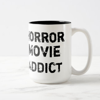 Horror Movie Addict White Mug