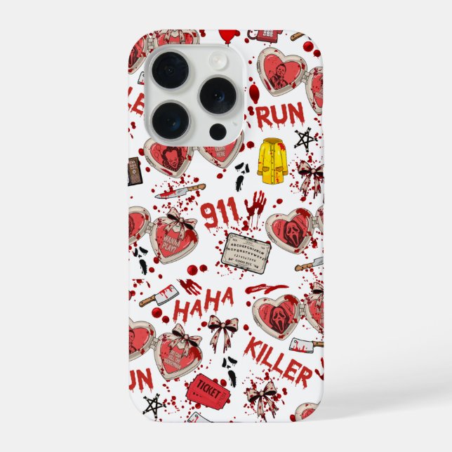 Horror Movie Blood Splatter Phone Case (Back)