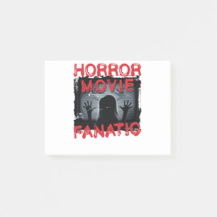 Horror Movie Fanatic Scary Films Post-it Notes
