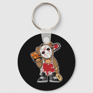 Horror Movie Monster Lazy Halloween Costume Funny Key Ring
