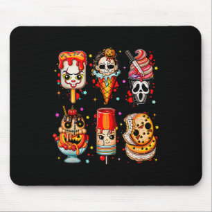 Horror Movie Summer Popsicle Halloween Ice Cream S Mouse Pad