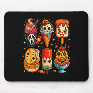 Horror Movie Summer Popsicle Halloween Ice Cream S Mouse Pad