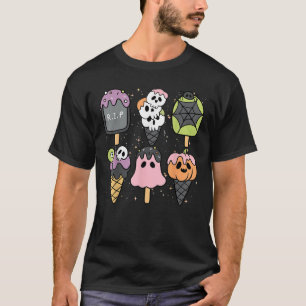 Horror Movie Summer Popsicle Halloween Ice Cream S T-Shirt