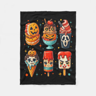 Horror Movie Summer psicle Halloween Ice Cream Fleece Blanket