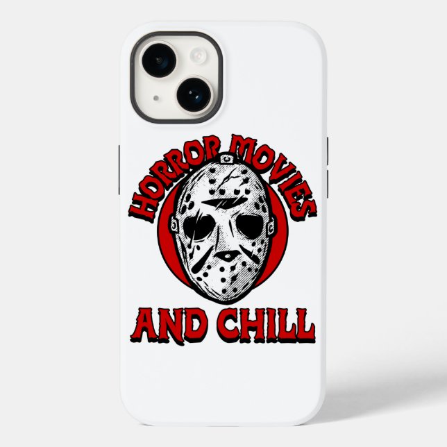 Horror Movies And Chill Case-Mate iPhone Case (Back)