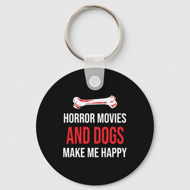 Horror Movies Dogs Key Ring (Front)