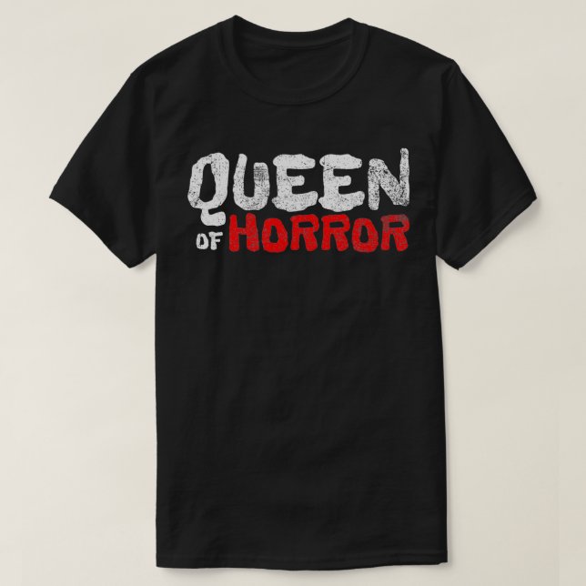 Horror Movies Films Series Horror Movie Fan  T-Shirt (Design Front)