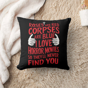 Horror Movies Lovers Halloween Scary Film Cushion
