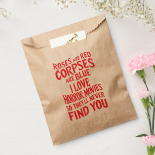 Horror Movies Lovers Halloween Scary Film  Favour Bag