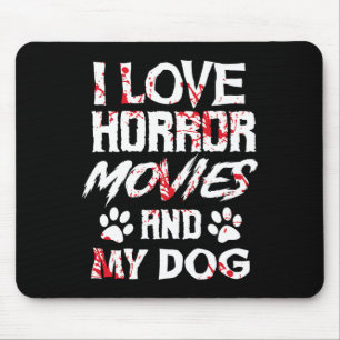 Horror Movies Scary Film Lovers Halloween Fans Thr Mouse Pad