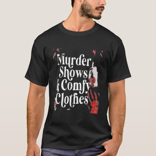 Horror Movies Shows Comfy Halloween T-Shirt (Front)