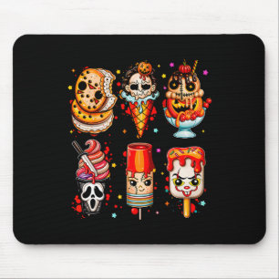 Horror Movies Summer Popsicle Halloween Ice Cream Mouse Pad