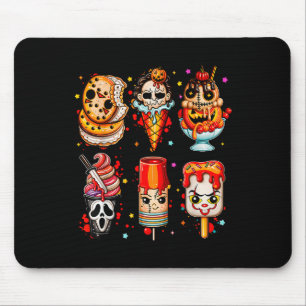 Horror Movies Summer Popsicle Halloween Ice Cream Mouse Pad