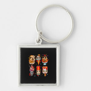 Horror Movies Summer Popsicle Halloween IceCream S Key Ring