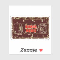 Horror Movies VHS Black Yellow