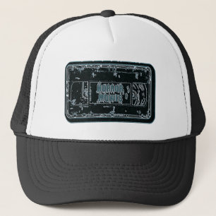 Horror Movies - Video Cassette Blue Grey Trucker Hat