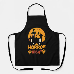 Horror Night Halloween Apron