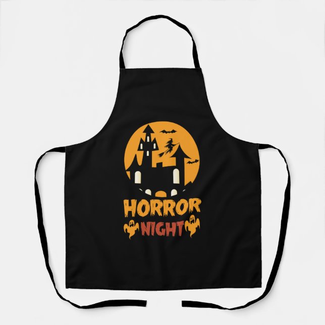 Horror Night Halloween Apron (Front)