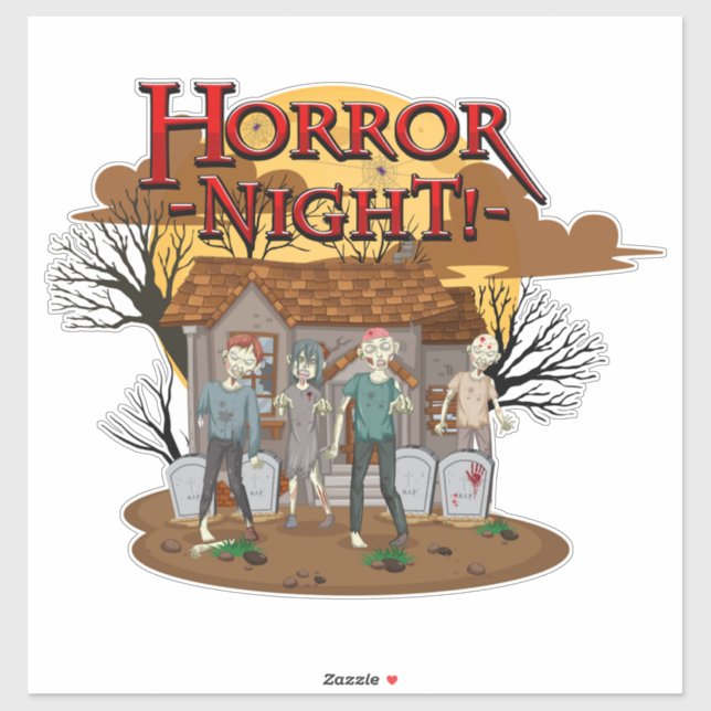 Horror Night Zombies  (Sheet)