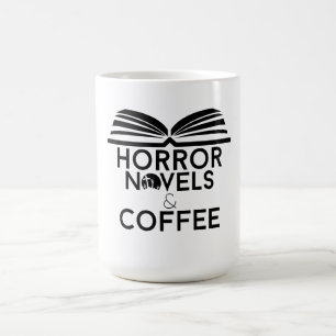 Horror Novels and Coffee Mug