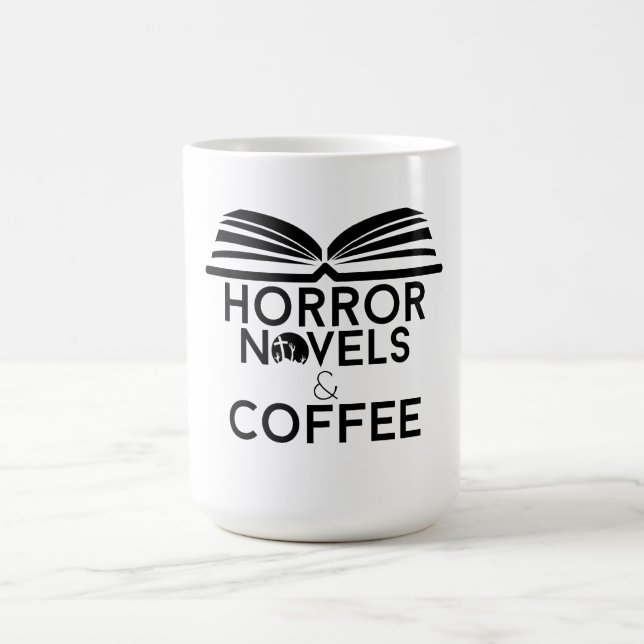 Horror Novels and Coffee Mug (Center)