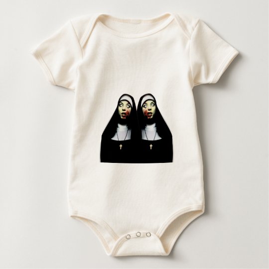Horror nuns baby bodysuit