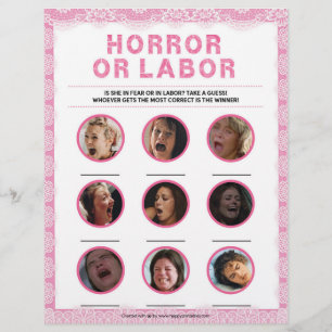 Horror Or Labor [Luxury Lace [Pink]] Custom Letterhead