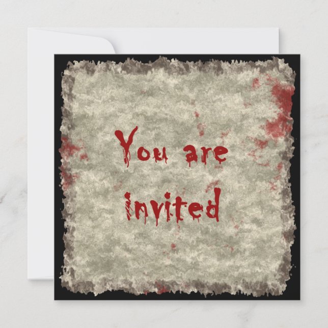 Horror Party Invitation (Front)