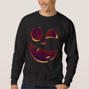 Horror Pumpkin Cute Kids Halloween Costume Sweatshirt