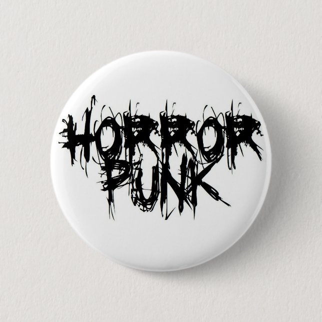 Horror Punk 6 Cm Round Badge (Front)