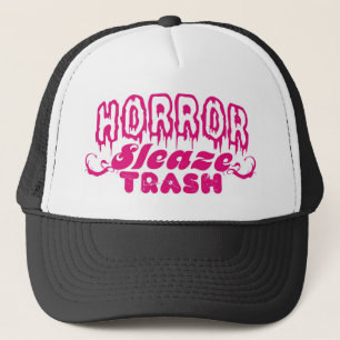 HORROR SLEAZE TRASH MERCH! TRUCKER HAT