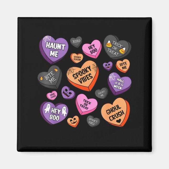 Horror Soky Candy Heart Valentines Day Lover Tee H Magnet (Front)