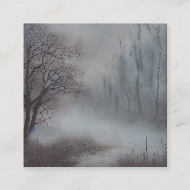 Horror Square Business Card (Front)