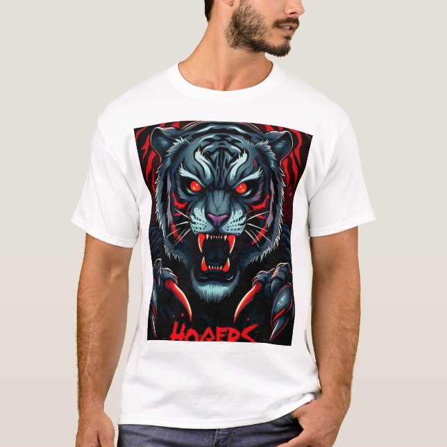 Horror tiger T-Shirt (Front)