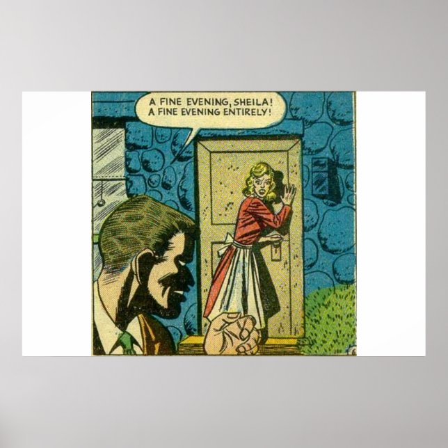 Horror vintage comics | Golden age Poster (Front)