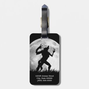 Horror Werewolf Full Moon Transformation - Cool Luggage Tag