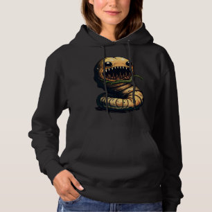 Horror Worm Nightmare Scary Terrifying Halloween Hoodie