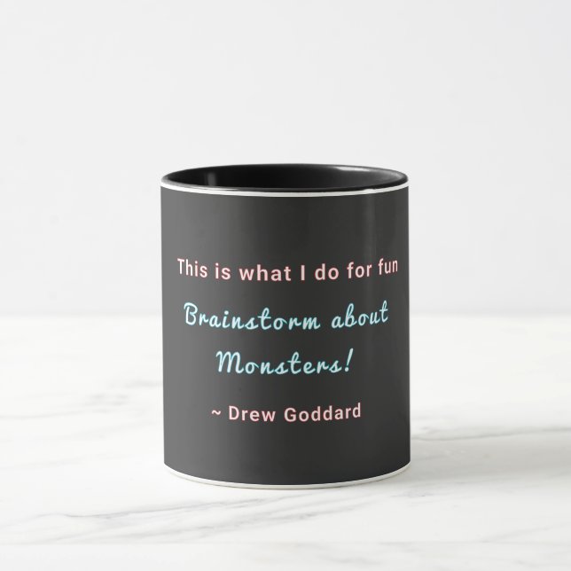 Horror Writer Personalised Mug (Center)