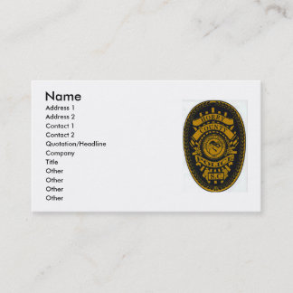 horry county police, Name, Address 1, Address 2... Business Card