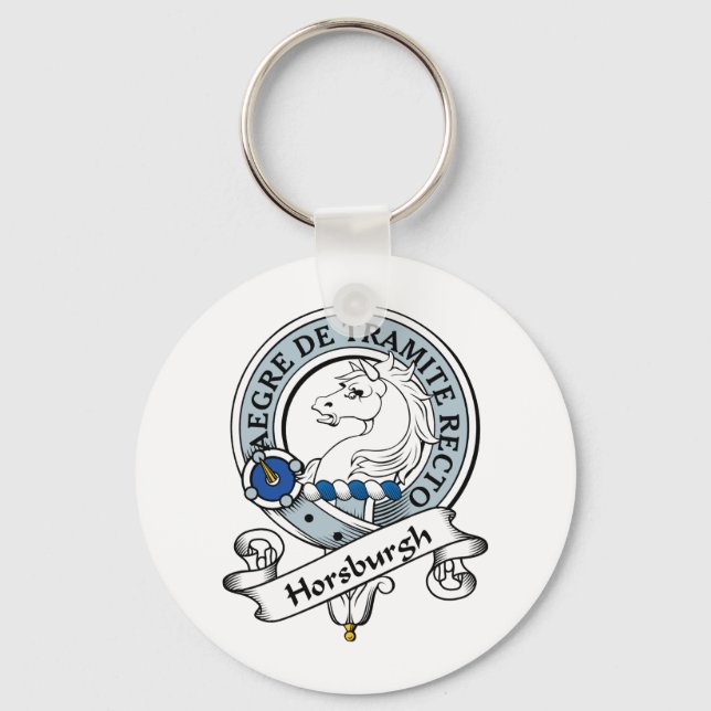 Horsburgh Clan Badge Key Ring (Front)